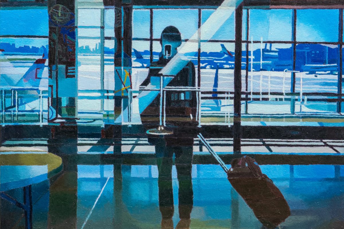 Waiting_24x30_Oil on Canvas_Emilie Fantuz_2023 Waiting_24x30_Oil on Canvas_Emilie Fantuz_2023